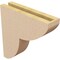 Ekena Millwork 3"W x 12"D x 12"H Thin Crestline Rough Cedar Woodgrain TimberThane Corbel, Primed Tan CORUR03X12X12CRERCPR - alternate 2